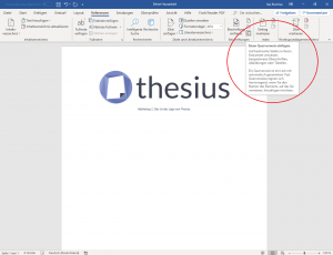 Word Querverweis einfügen